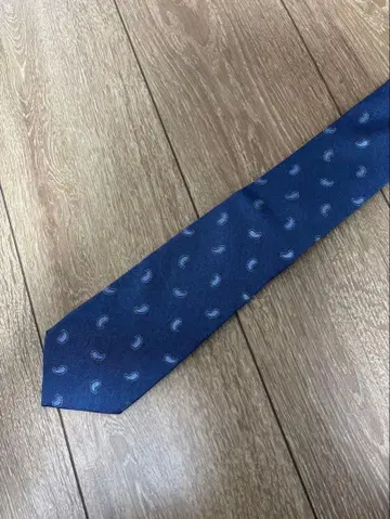 UNITED ARROWS 네이비 페이즐리 넥타이