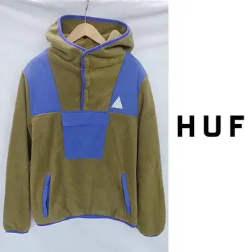 무료배송 익명 배송 새상품급 HUF 하프 풀오버 플리스 자켓