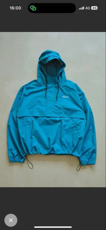 BROKEN BASE 나일론 자켓 M 사이즈 파랑