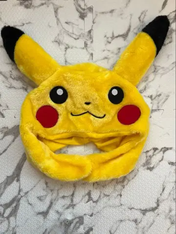 피카츄 귀 달린 플리스 모자