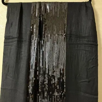 블랙 스팽글 롱 스톨