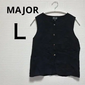 MAJOR 블랙 베스트 L 사이즈 가을/겨울