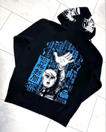 하드코어 초콜릿 공포 신문 후드티 데빌맨 T셔츠 인의 없는 싸움