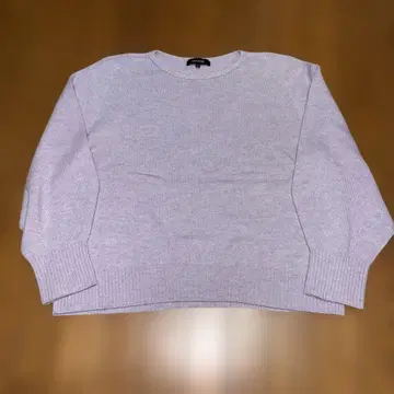 UNTITLED 니트 스웨터 44 라이트 퍼플