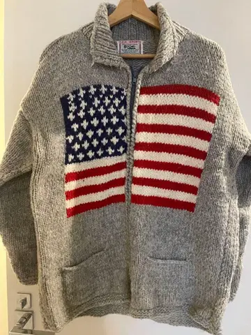 [ 한정판 판매 ] C.C.H. IMPORTS 미국 국기 니트 스웨터