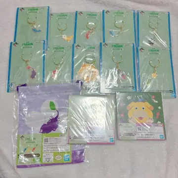 미개봉 새상품 피크민 제일복권 F상 키링 백참 컴플리트