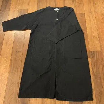 cheer 삿포로 흑먹색 코튼 코트