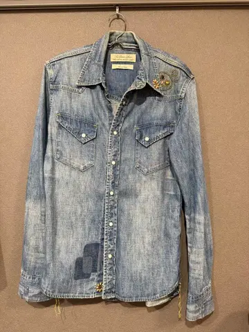 레미 리프 데님 자켓