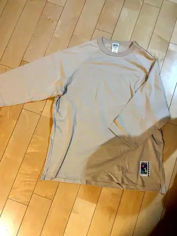 HABUBOX 베이지 7부 소매 티셔츠