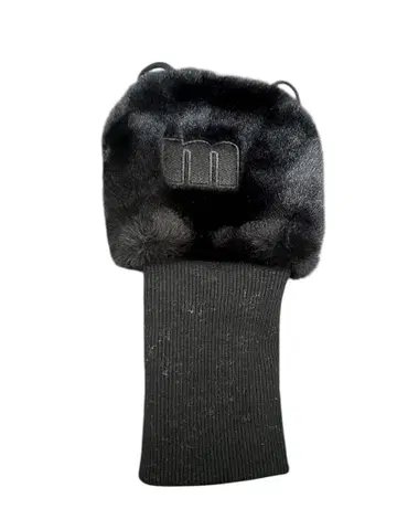 미사용 새상품 맨싱 손등 블랙 인조 모피 ENVOY 그로브
