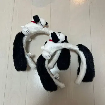 스누피 머리띠 세트 유니버셜 USJ