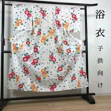 ZF-1238 유카타 면 어린이용 아사가오 귀여운 세련된