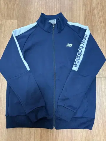 new balance 네이비 집업 저지 M
