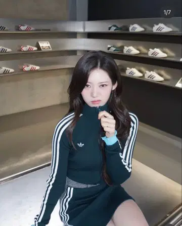 가격 인하 신상 adidas originals 슬림 니트 트랙 상의