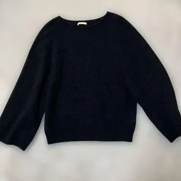 Plage 플라주 니트 스웨터 알파카 100 블랙