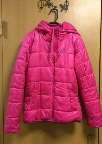 adidas 후드 부착 충전솜 블루종