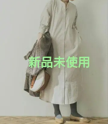 미사용 새상품 URBAN RESEARCH 코듀로이 밴드 카라 원피스