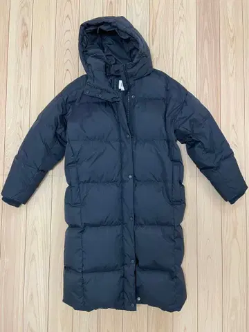 GAP 블랙 롱 다운 자켓