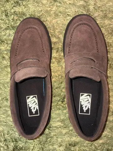 미사용 새상품 vans 스웨이드 로퍼 브라운
