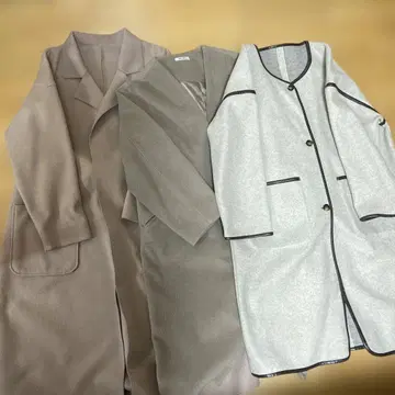 INGNI 롱 코트 3벌 묶음 판매