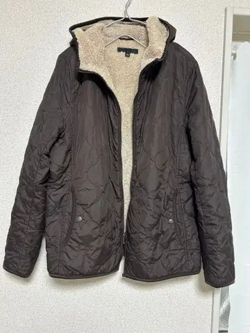 유니클로 브라운 퀼팅 자켓 XL