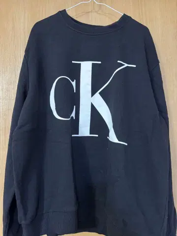 캘빈 클라인 블랙 맨투맨 트레이닝복 XL