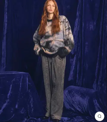 Sweat Pin tuck Easy Wide Pants