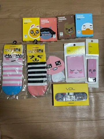 카카오 프렌즈 삭스 및 생활용품 세트