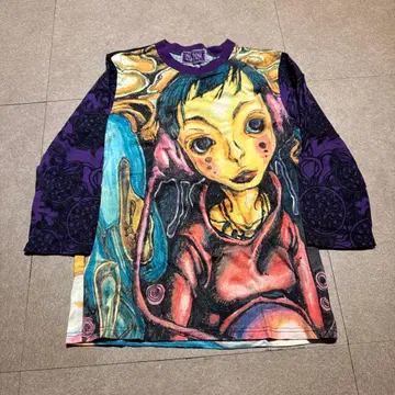 Clutch 클러치 롱티 긴팔 티셔츠 아트 그래픽 M