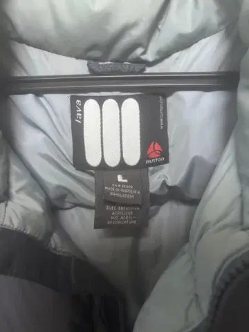 다운 베스트 L 사이즈 다크 그레이