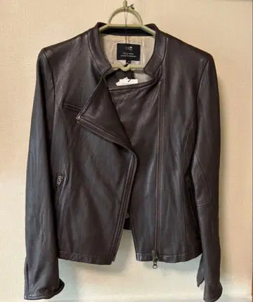 [ 새상품급 ] 23구 다크 브라운 라이더 자켓