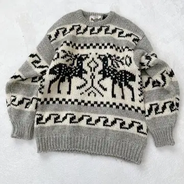 SPIRIT 카우친 니트 스웨터 루돌프