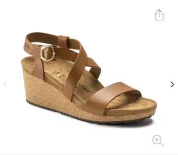 BIRKENSTOCK Sibyl/시빌 내추럴 가죽 진저 브라운