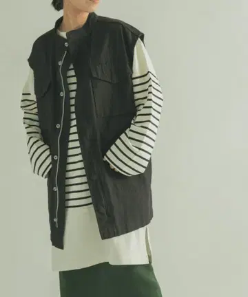 FORK&SPOON 밀리터리 베스트