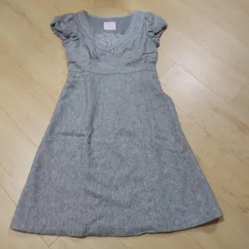 IMAGE 그레이 반팔 튜닉 A라인