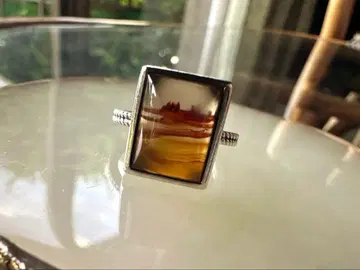 agete silver 몬타나 마노 반지