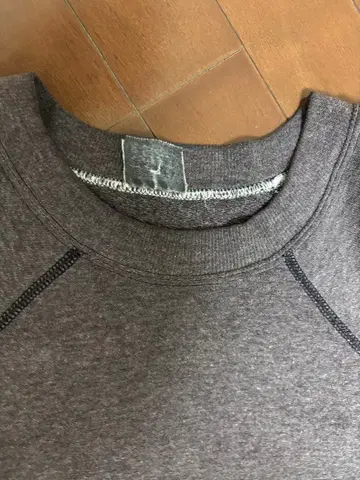 70s 그레이 래글런 슬리브 맨투맨