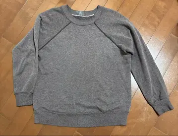 70s 그레이 래글런 슬리브 맨투맨