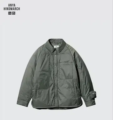 ANYA HINDMARCH UNIQLO 퍼프 테크 셔츠 자켓 XS