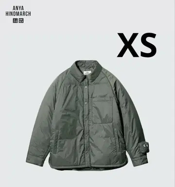 ANYA HINDMARCH UNIQLO 퍼프 테크 셔츠 자켓 XS