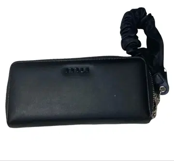 블랙 장지갑 새틴 스트랩 포함 무루아