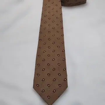 Roberta di Camerino 브라운 도트 무늬 넥타이