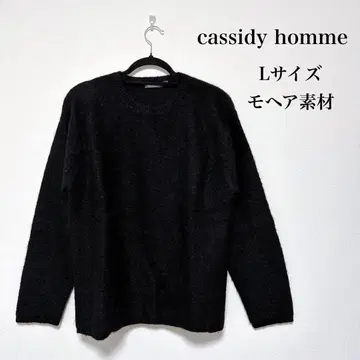 캐시디 옴므 캐시디 모헤어 소재 스웨터 니트 블랙 L
