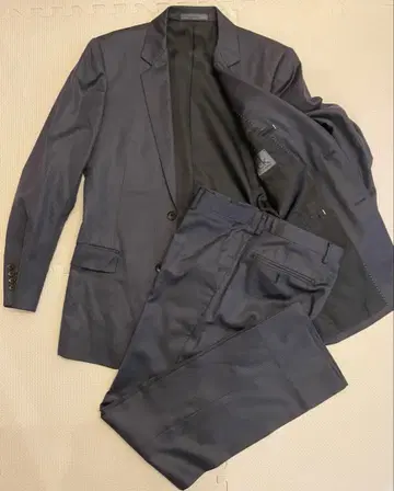 캘빈클라인 셋업 네이비 스트라이프 비즈니스 정장