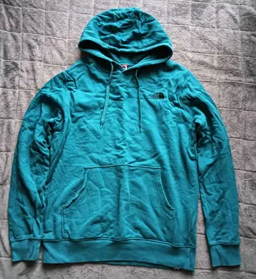 THE NORTH FACE 터콰이즈 후드 부착 후드티 L
