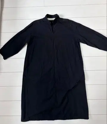 미디움 네이비 셔츠 원피스