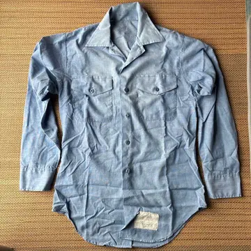 미군 셔츠 라이트 블루