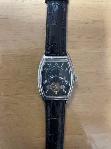 백 스켈레톤 사랑의 태엽 수동 와인딩 시계