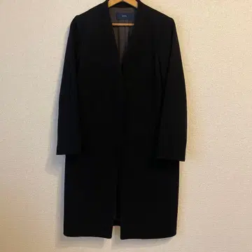 노 라펠 코트 SHIPS 블랙