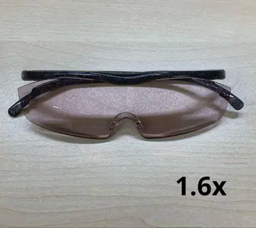 미사용 새상품 하즈키 루페 라지 1.6x 블랙 그레이 컬러 렌즈